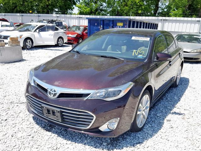 4T1BK1EB6DU048230 - 2013 TOYOTA AVALON BAS MAROON photo 2