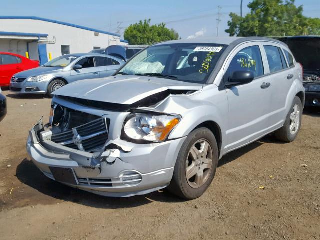 1B3HB48B98D524277 - 2008 DODGE CALIBER SX SILVER photo 2