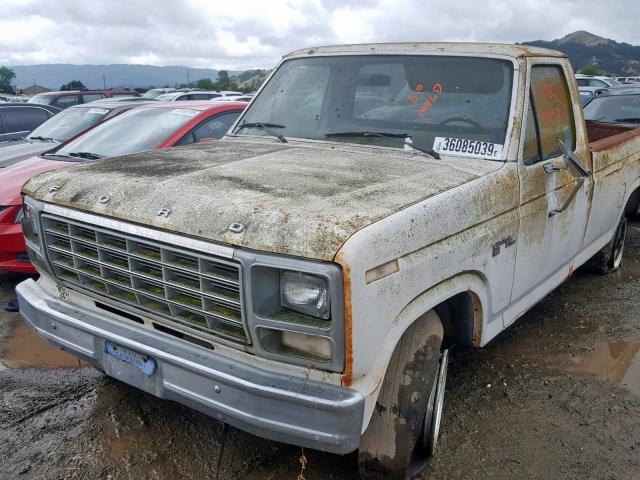 F15FRHA2368 - 1980 FORD F-250 WHITE photo 2