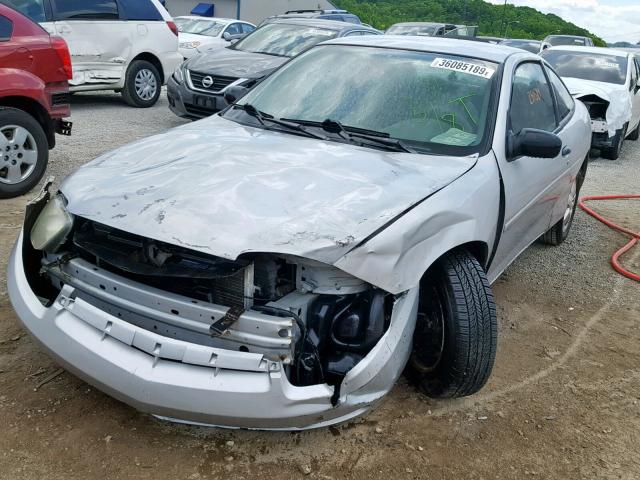 1G1JF12F737214420 - 2003 CHEVROLET CAVALIER L SILVER photo 2