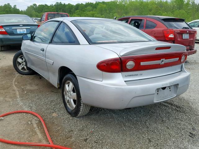 1G1JF12F737214420 - 2003 CHEVROLET CAVALIER L SILVER photo 3