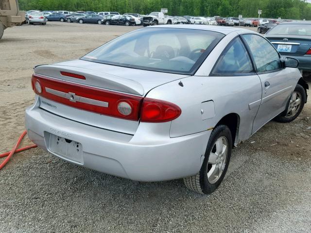 1G1JF12F737214420 - 2003 CHEVROLET CAVALIER L SILVER photo 4