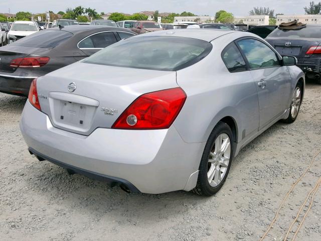 1N4BL24E58C194400 - 2008 NISSAN ALTIMA 3.5 SILVER photo 4