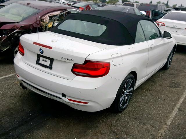 WBA2M7C52KVD52340 - 2019 BMW 230I WHITE photo 4