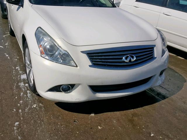 JN1CV6AP1CM629618 - 2012 INFINITI G37 BASE WHITE photo 9