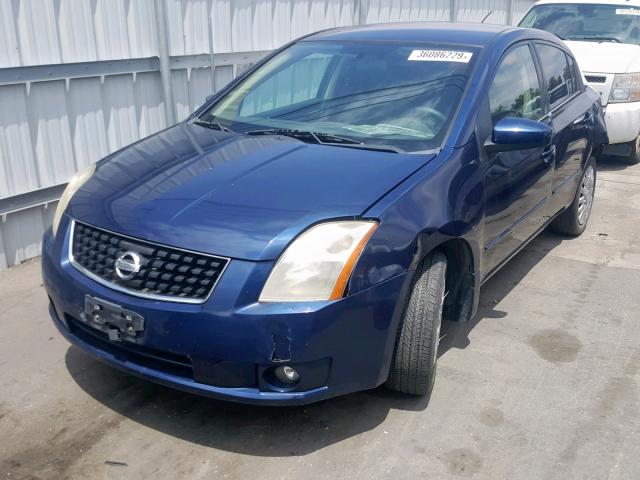 3N1AB61E88L757872 - 2008 NISSAN SENTRA 2.0 BLUE photo 2