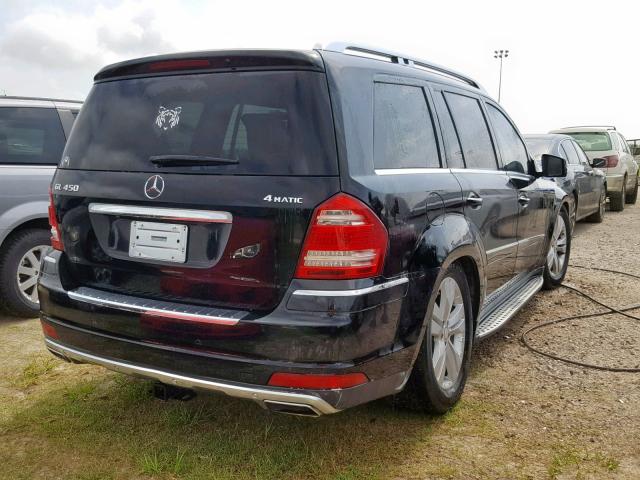 4JGBF7BEXBA643067 - 2011 MERCEDES-BENZ GL 450 4MA BLACK photo 4