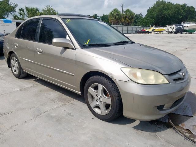 2HGES26744H621972 - 2004 HONDA CIVIC EX  photo 1