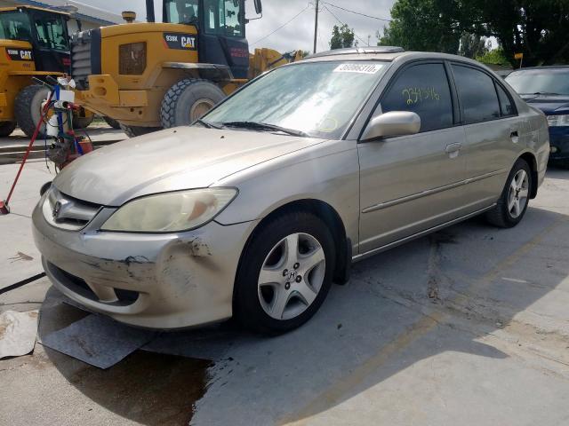 2HGES26744H621972 - 2004 HONDA CIVIC EX  photo 2