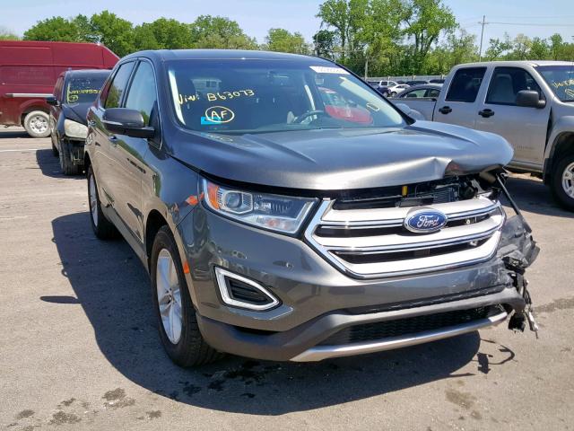 2FMPK3J92JBB63073 - 2018 FORD EDGE SEL SILVER photo 1