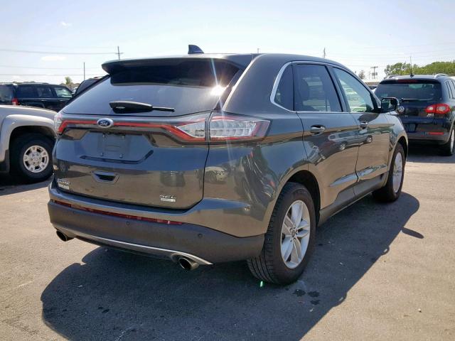 2FMPK3J92JBB63073 - 2018 FORD EDGE SEL SILVER photo 4