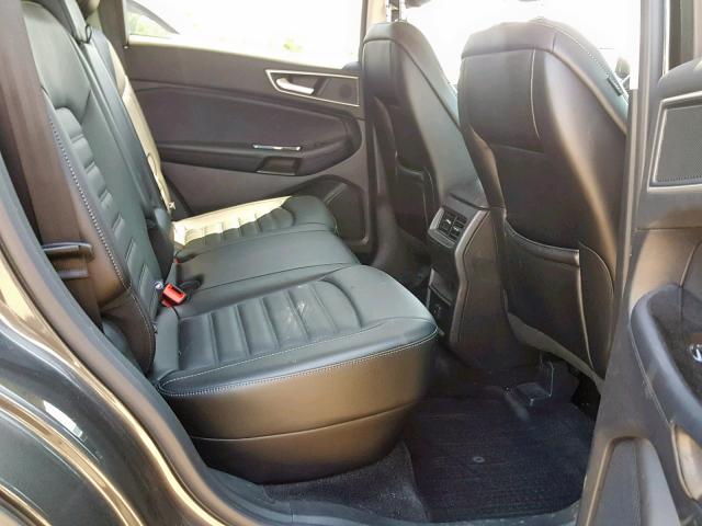 2FMPK3J92JBB63073 - 2018 FORD EDGE SEL SILVER photo 6