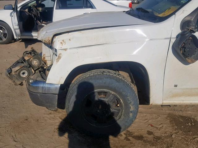 1GCCS198268323921 - 2006 CHEVROLET COLORADO WHITE photo 9