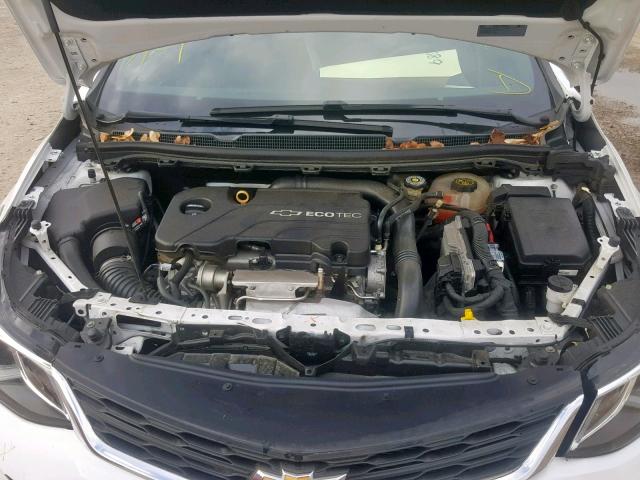 3G1BE6SM9HS532597 - 2017 CHEVROLET CRUZE LT WHITE photo 7