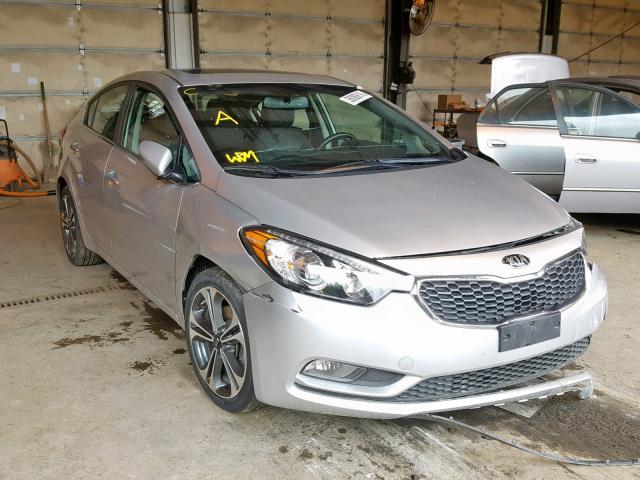 KNAFZ4A8XE5154346 - 2014 KIA FORTE EX SILVER photo 1