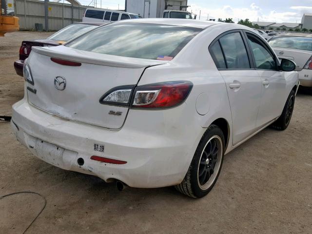 JM1BL1S63A1223104 - 2010 MAZDA 3 S WHITE photo 4