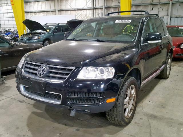 WVGZM77L05D073434 - 2005 VOLKSWAGEN TOUAREG 4. BLACK photo 2