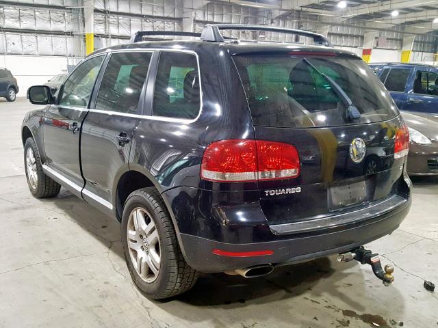 WVGZM77L05D073434 - 2005 VOLKSWAGEN TOUAREG 4. BLACK photo 3