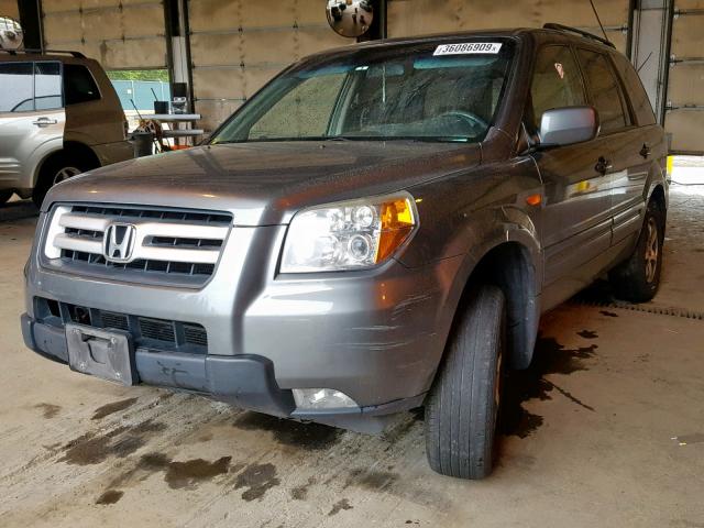 5FNYF18318B051722 - 2008 HONDA PILOT SE GRAY photo 2