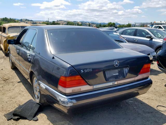 WDBGA51E2SA235191 - 1995 MERCEDES-BENZ S 500 GRAY photo 3