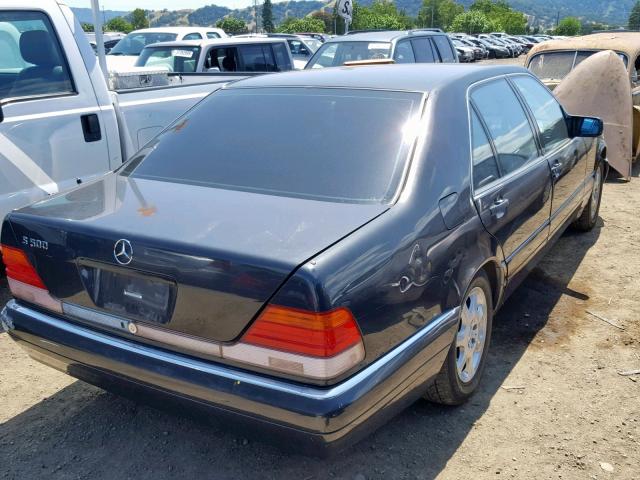 WDBGA51E2SA235191 - 1995 MERCEDES-BENZ S 500 GRAY photo 4