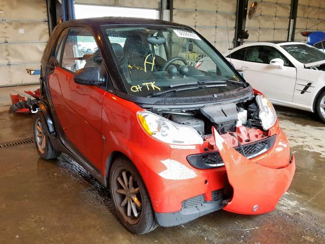 WMEEJ31X59K298810 - 2009 SMART FORTWO PUR RED photo 1