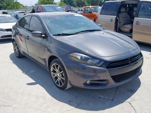 1C3CDFBB8ED767814 - 2014 DODGE DART SXT GRAY photo 1