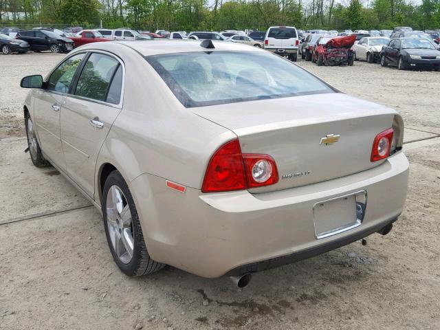 1G1ZF5E74CF232006 - 2012 CHEVROLET MALIBU 3LT TAN photo 3