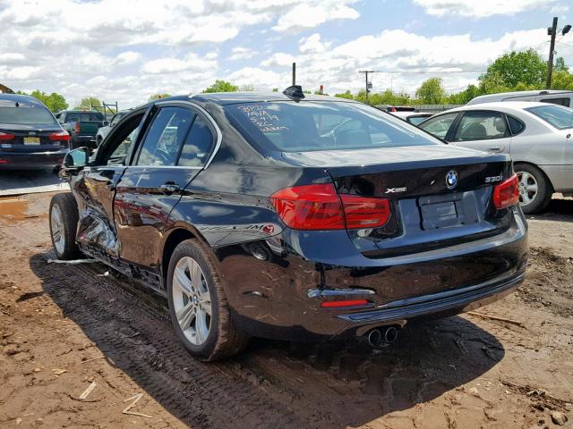 WBA8D9G5XJNU68607 - 2018 BMW 330 XI BLACK photo 3