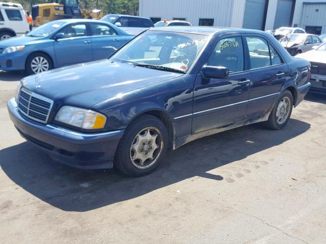 WDBHA24G3XA722570 - 1999 MERCEDES-BENZ C 230 BLUE photo 2