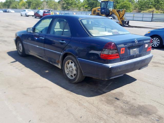 WDBHA24G3XA722570 - 1999 MERCEDES-BENZ C 230 BLUE photo 3