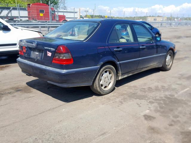 WDBHA24G3XA722570 - 1999 MERCEDES-BENZ C 230 BLUE photo 4