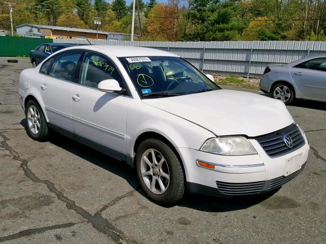 WVWMD63B74E164781 - 2004 VOLKSWAGEN PASSAT GL WHITE photo 1