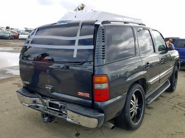 1GKEC13T53J220648 - 2003 GMC YUKON GRAY photo 4