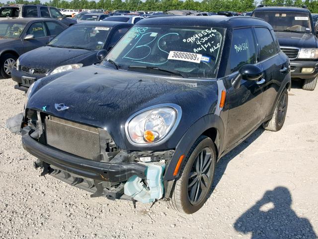 WMWZB3C52GWR49015 - 2016 MINI COOPER COU BLACK photo 2