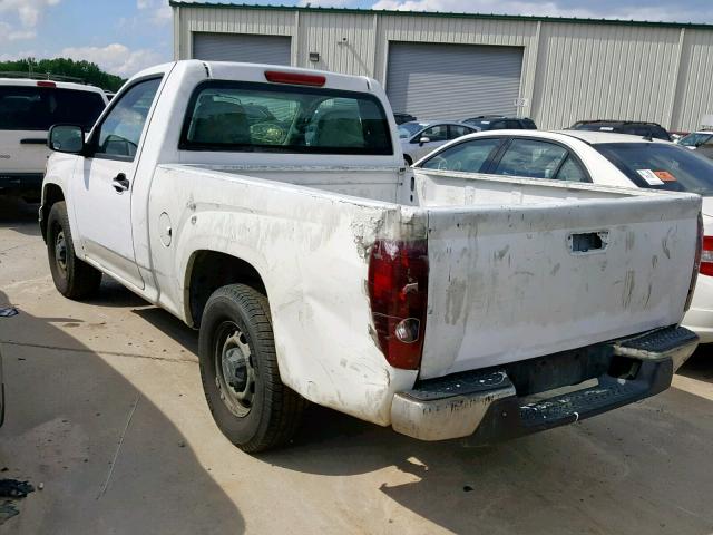 1GCCS148148130261 - 2004 CHEVROLET COLORADO WHITE photo 3