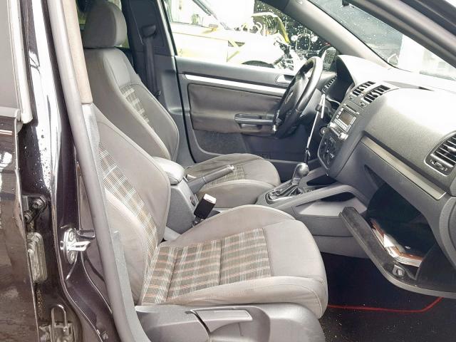 3VWDJ71KX8M074233 - 2008 VOLKSWAGEN GLI შავი ფოტო 5