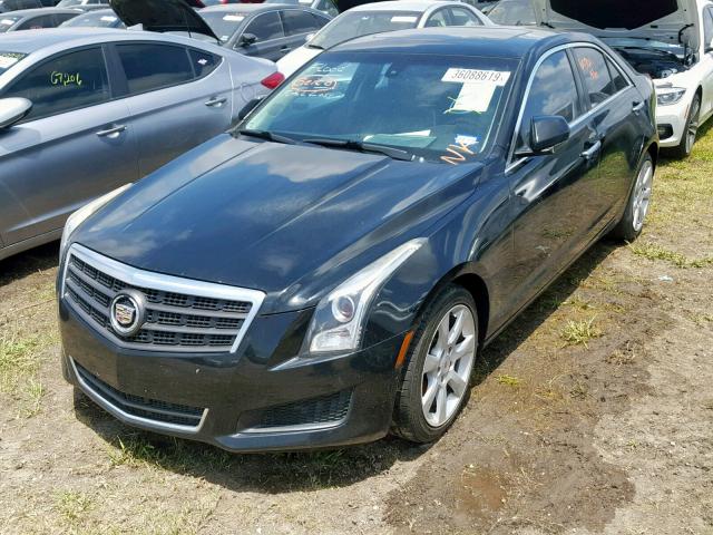 1G6AA5RX6E0172719 - 2014 CADILLAC ATS BLACK photo 2