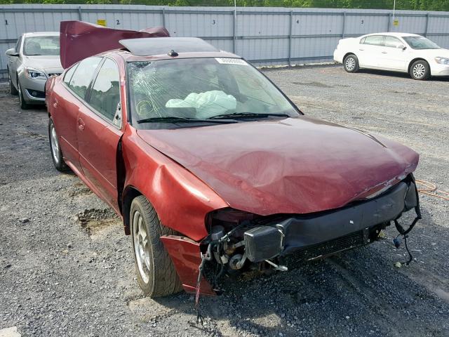 1G2NF52F03C140883 - 2003 PONTIAC GRAND AM S MAROON photo 1