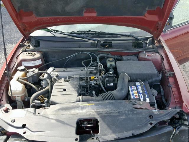 1G2NF52F03C140883 - 2003 PONTIAC GRAND AM S MAROON photo 7