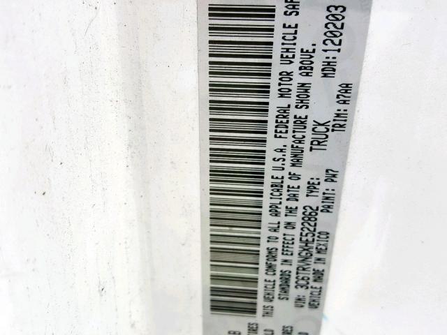 3C6TRVNGXHE522862 - 2017 RAM PROMASTER 白色 照片 10