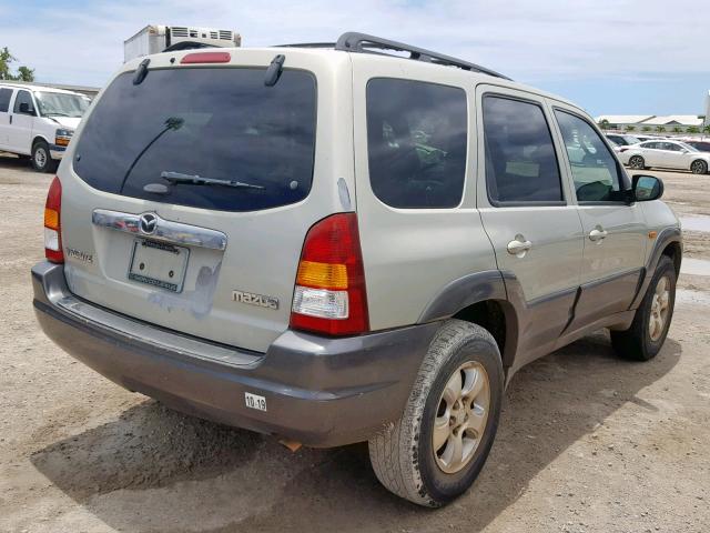 4F2YZ04163KM46724 - 2003 MAZDA TRIBUTE LX TAN photo 4