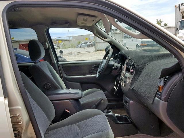 4F2YZ04163KM46724 - 2003 MAZDA TRIBUTE LX TAN photo 5