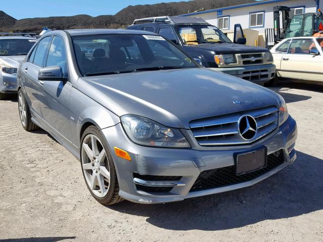 WDDGF4HB7CR197572 - 2012 MERCEDES-BENZ C 250 SILVER photo 1