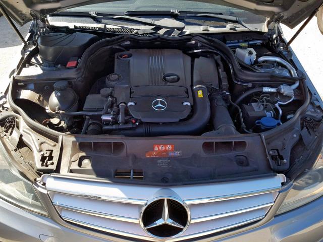 WDDGF4HB7CR197572 - 2012 MERCEDES-BENZ C 250 SILVER photo 7