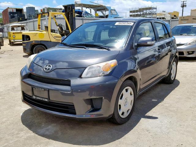 JTKKU4B46AJ052497 - 2010 TOYOTA SCION XD GRAY photo 2