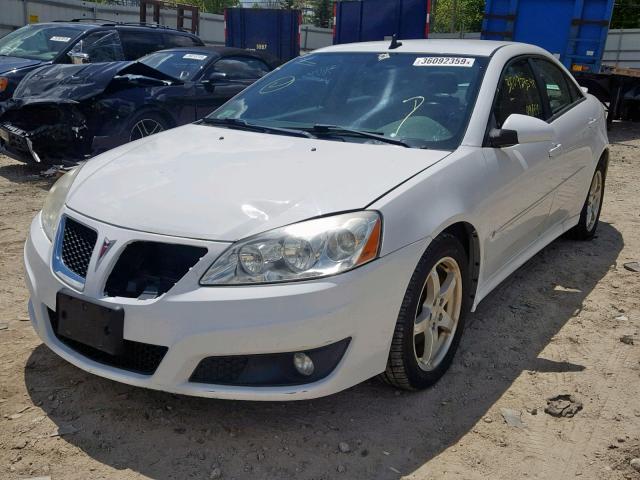 1G2ZK57K894244589 - 2009 PONTIAC G6 GT WHITE photo 2