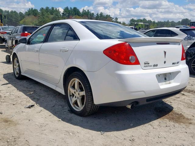 1G2ZK57K894244589 - 2009 PONTIAC G6 GT WHITE photo 3