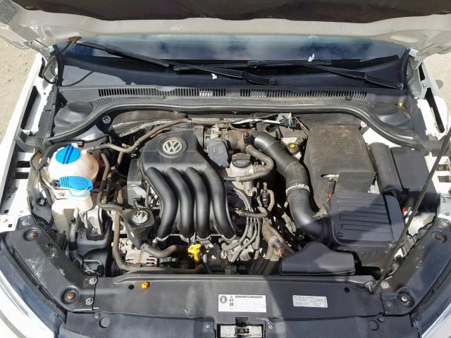3VW1K7AJ1DM308227 - 2013 VOLKSWAGEN JETTA BASE WHITE photo 7