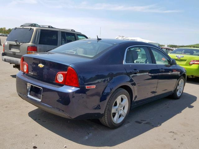 1G1ZB5EB3AF110184 - 2010 CHEVROLET MALIBU LS BLUE photo 4
